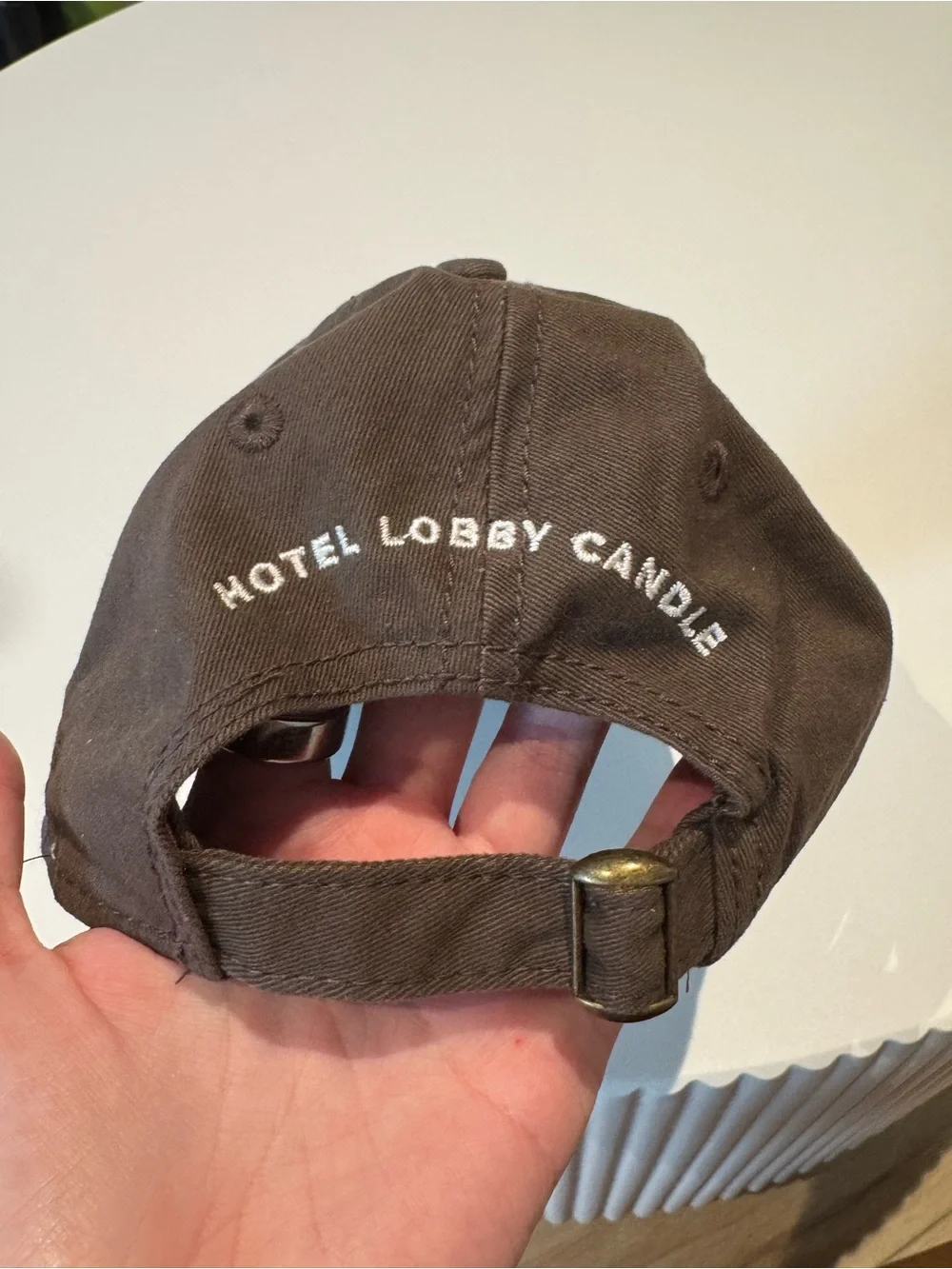 Embroidered Brown Women's Baseball Cap